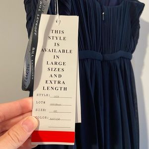 Unaltered bill Levkoff bridesmaid dress gown (xtra long)